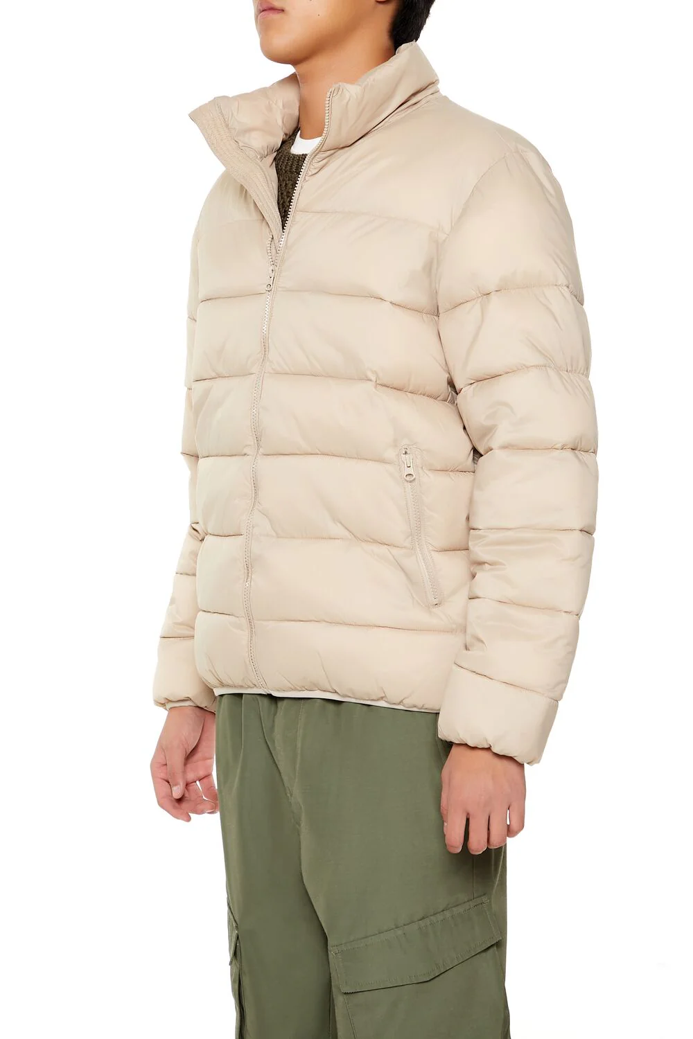 Packable Zip-Up Puffer Jacket - Image 10