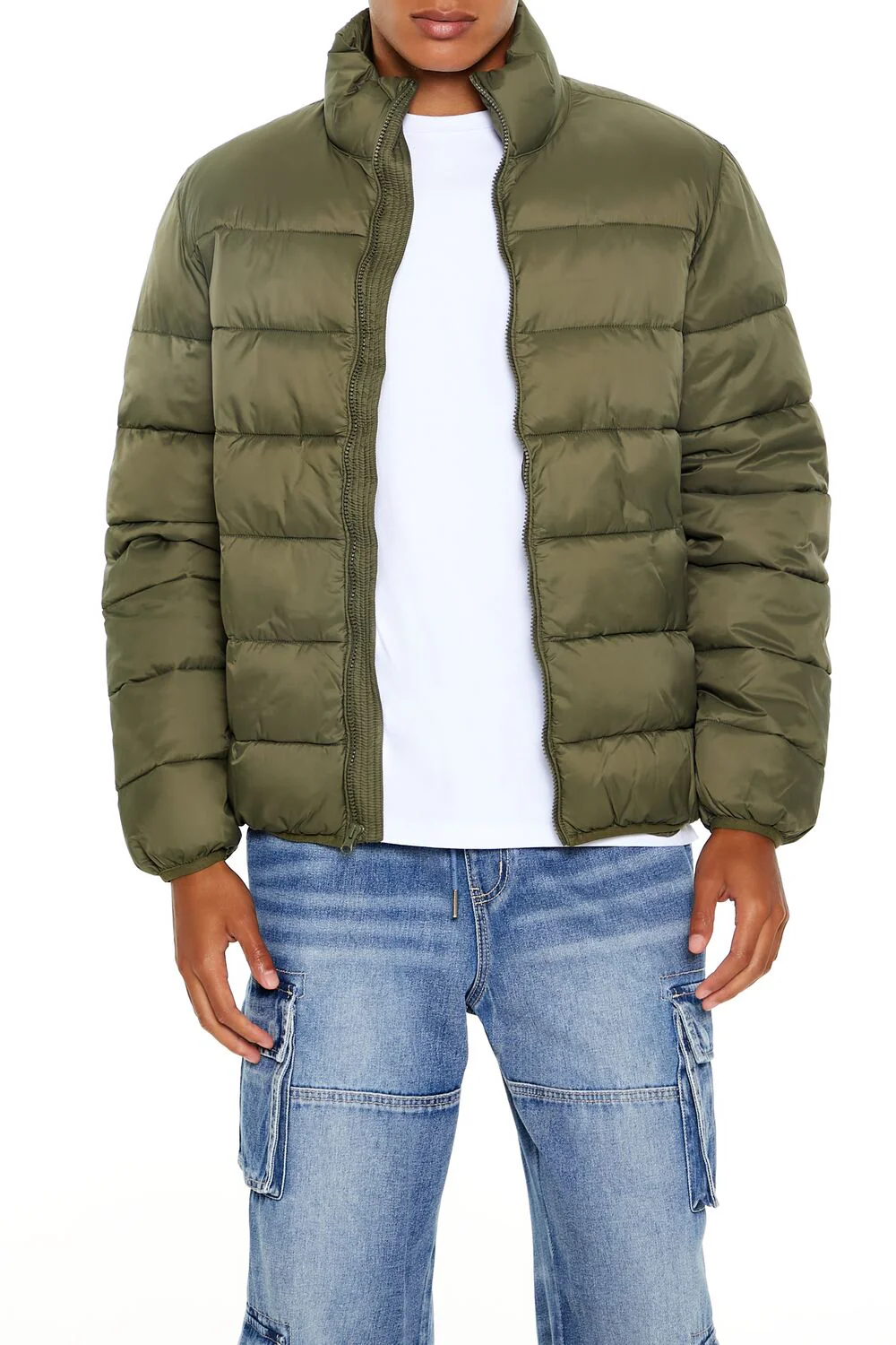 Packable Zip-Up Puffer Jacket - Image 14