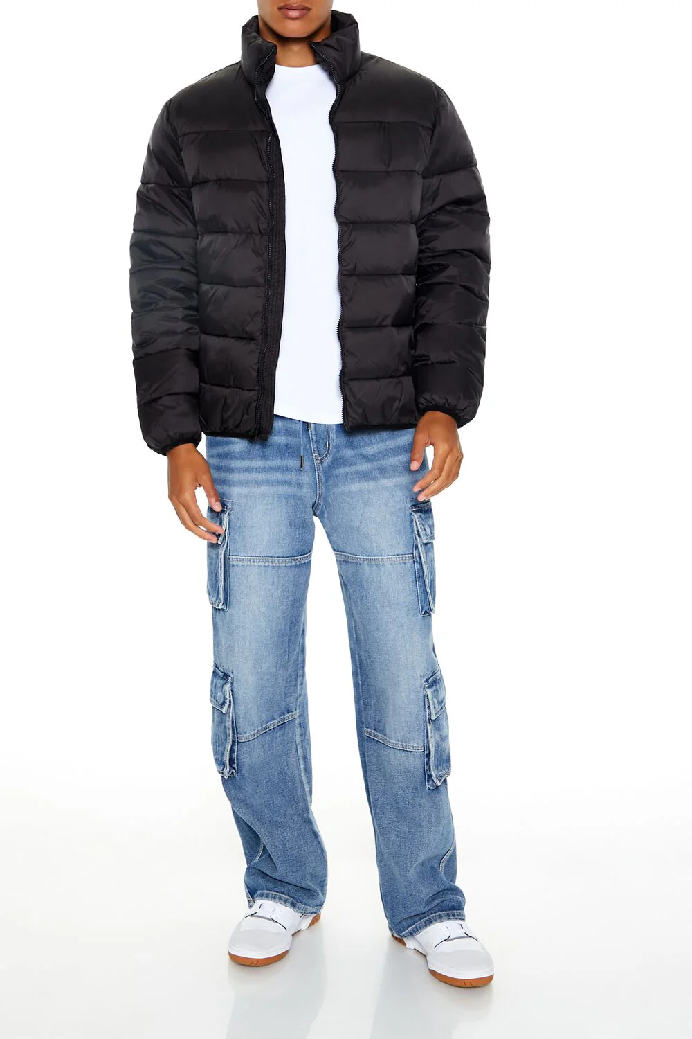 Packable Zip-Up Puffer Jacket - Image 2