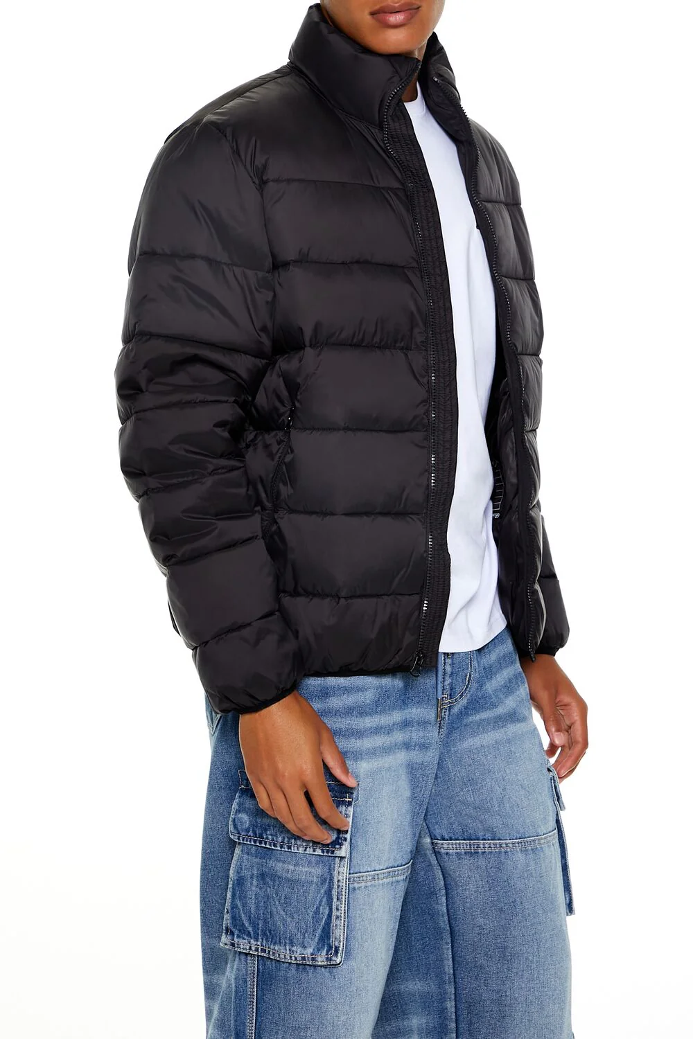 Packable Zip-Up Puffer Jacket - Image 4