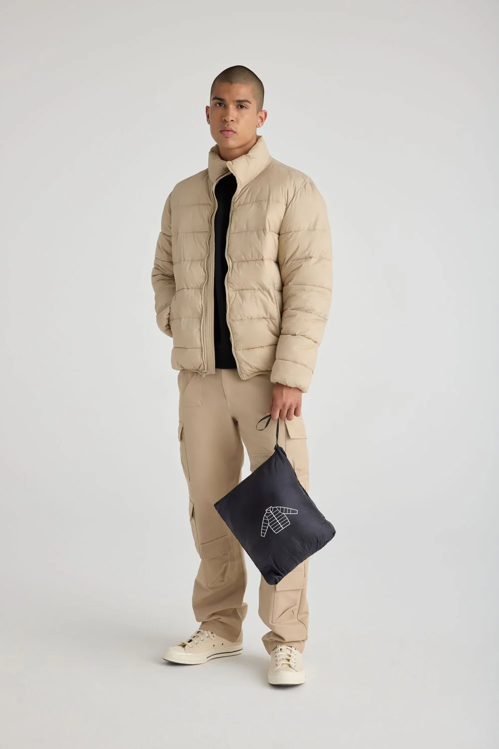Packable Zip-Up Puffer Jacket - Image 7