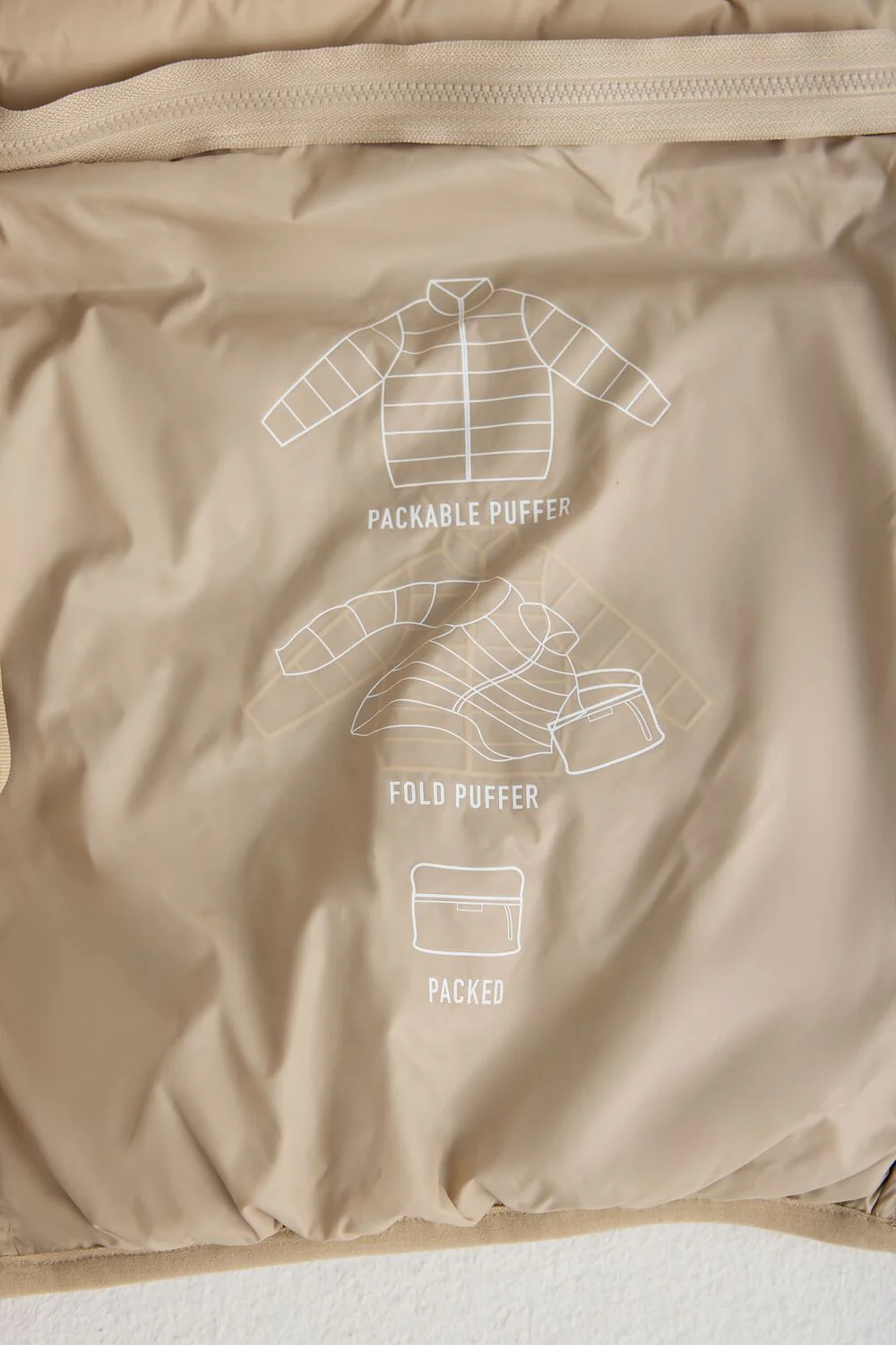 Packable Zip-Up Puffer Jacket - Image 8