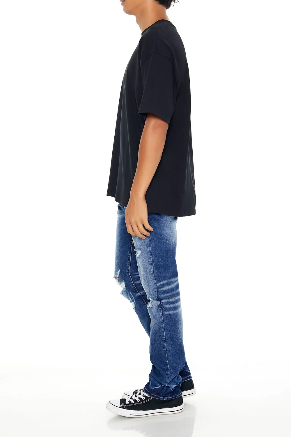 Distressed Slim-Fit Jeans - Image 3