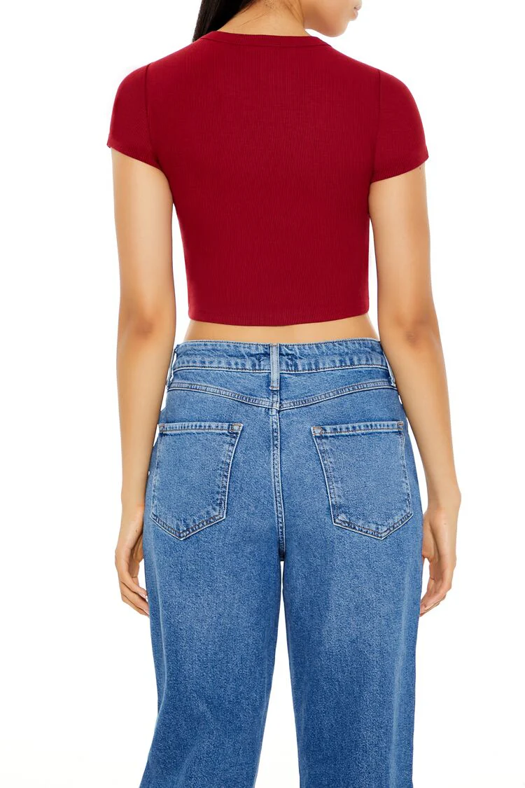 Cropped Crew Tee - Image 10