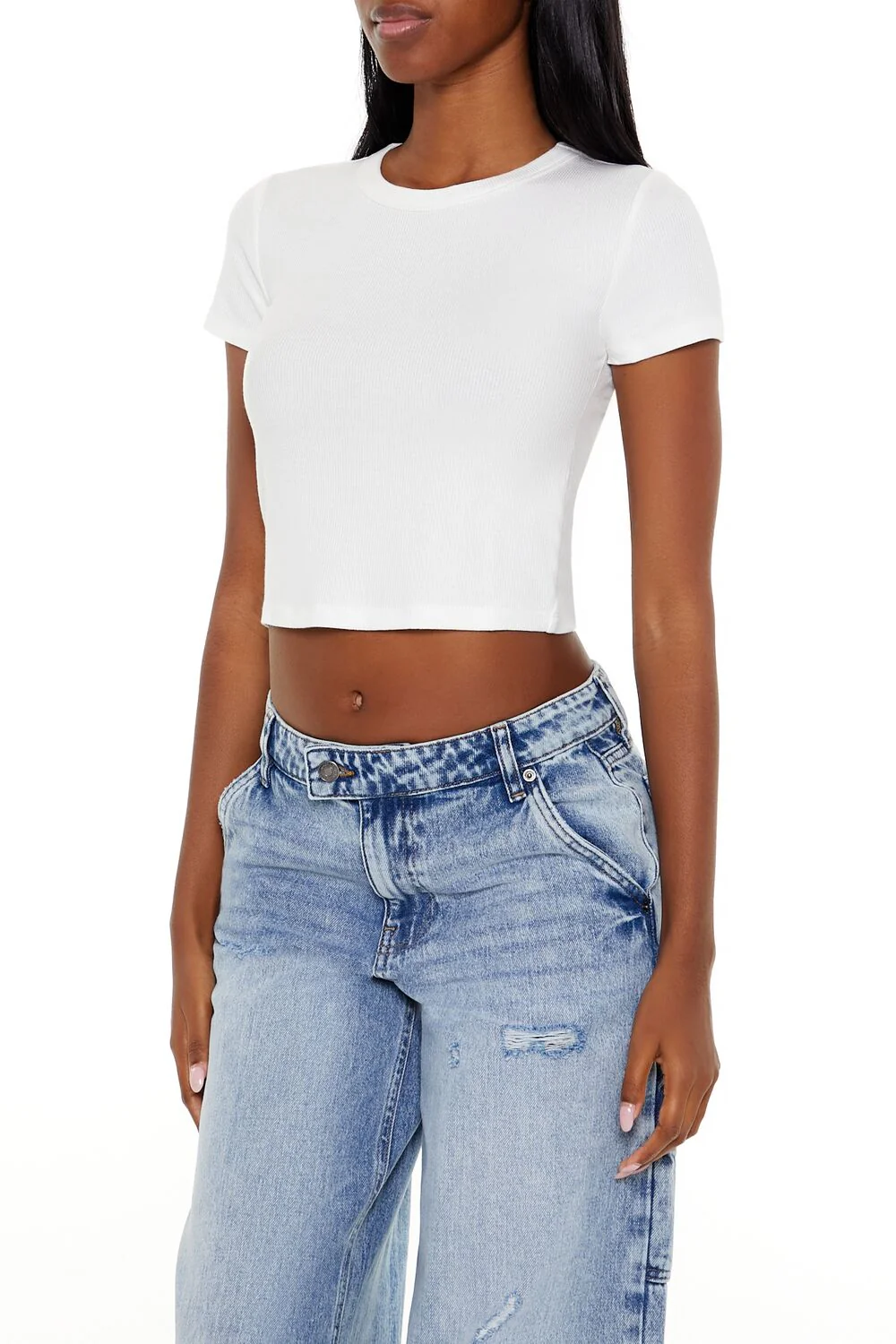 Cropped Crew Tee - Image 19