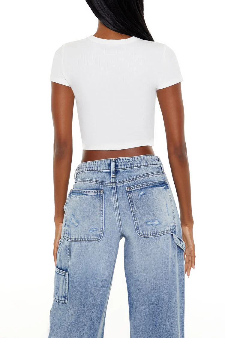 Cropped Crew Tee - Image 20