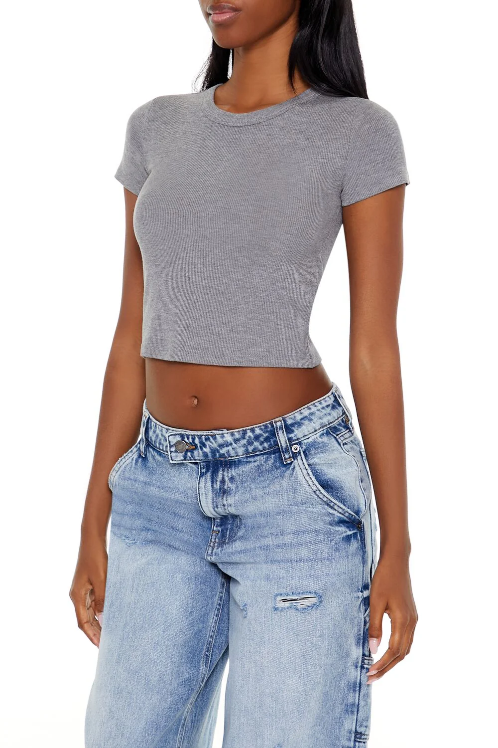 Cropped Crew Tee - Image 24