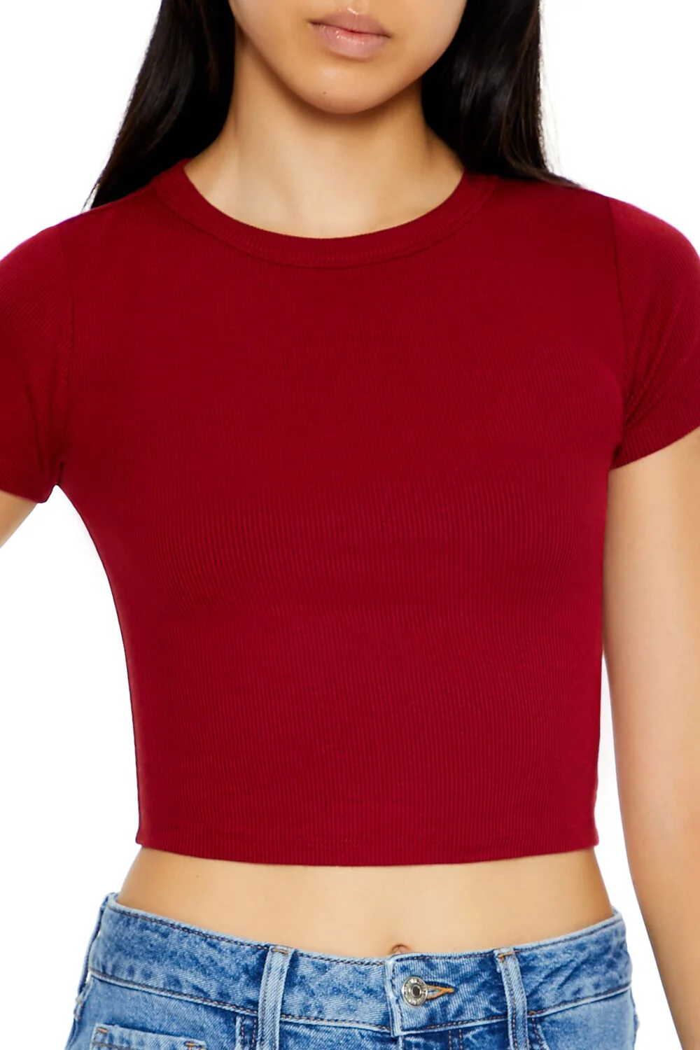 Cropped Crew Tee - Image 8