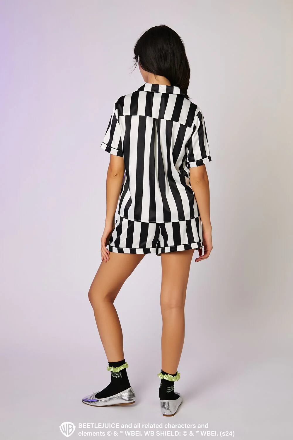 Beetlejuice Beetlejuice Shirt & Shorts Pajama Set - Image 6