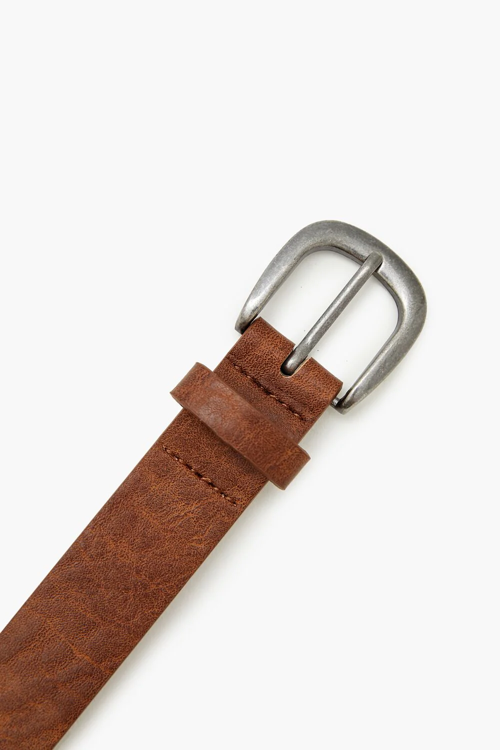 Etched Disc Faux Leather Belt - Image 3