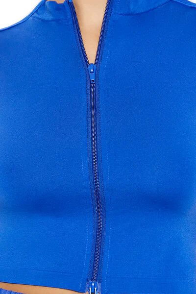 Seamless Striped-Trim Top - Image 3