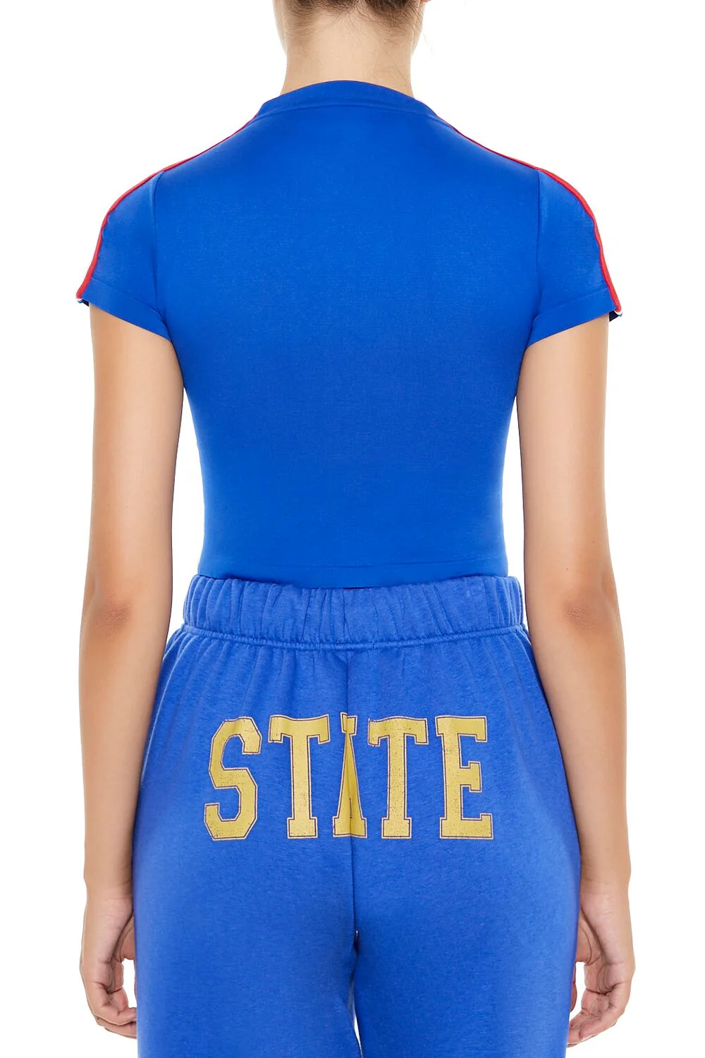 Seamless Striped-Trim Top - Image 5
