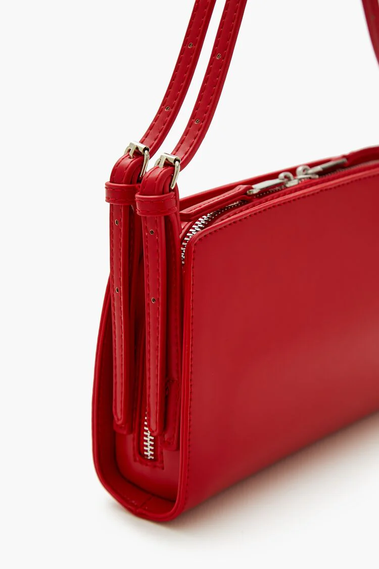 Buckled Dual-Strap Shoulder Bag - Image 5
