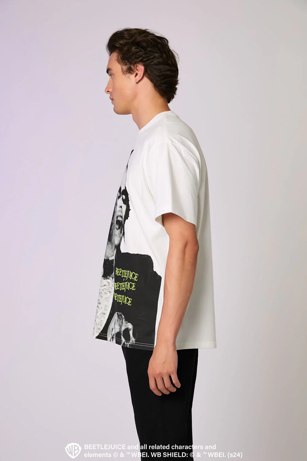 Beetlejuice Beetlejuice Embroidered Tee - Image 5