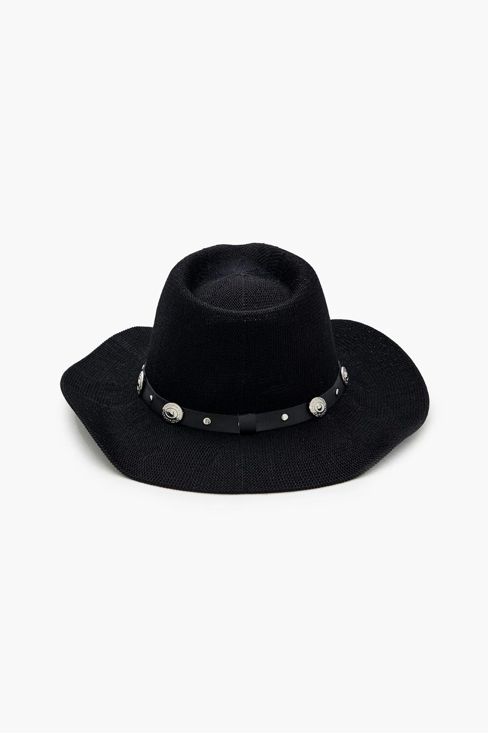 Studded Straw Cowboy Hat - Image 4