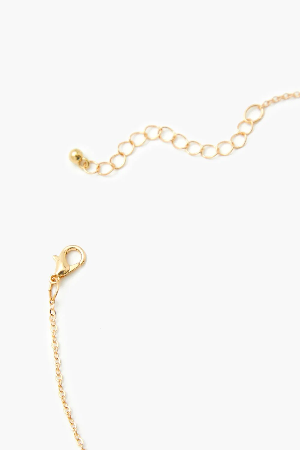 Rhinestone Cross Charm Necklace - Image 4