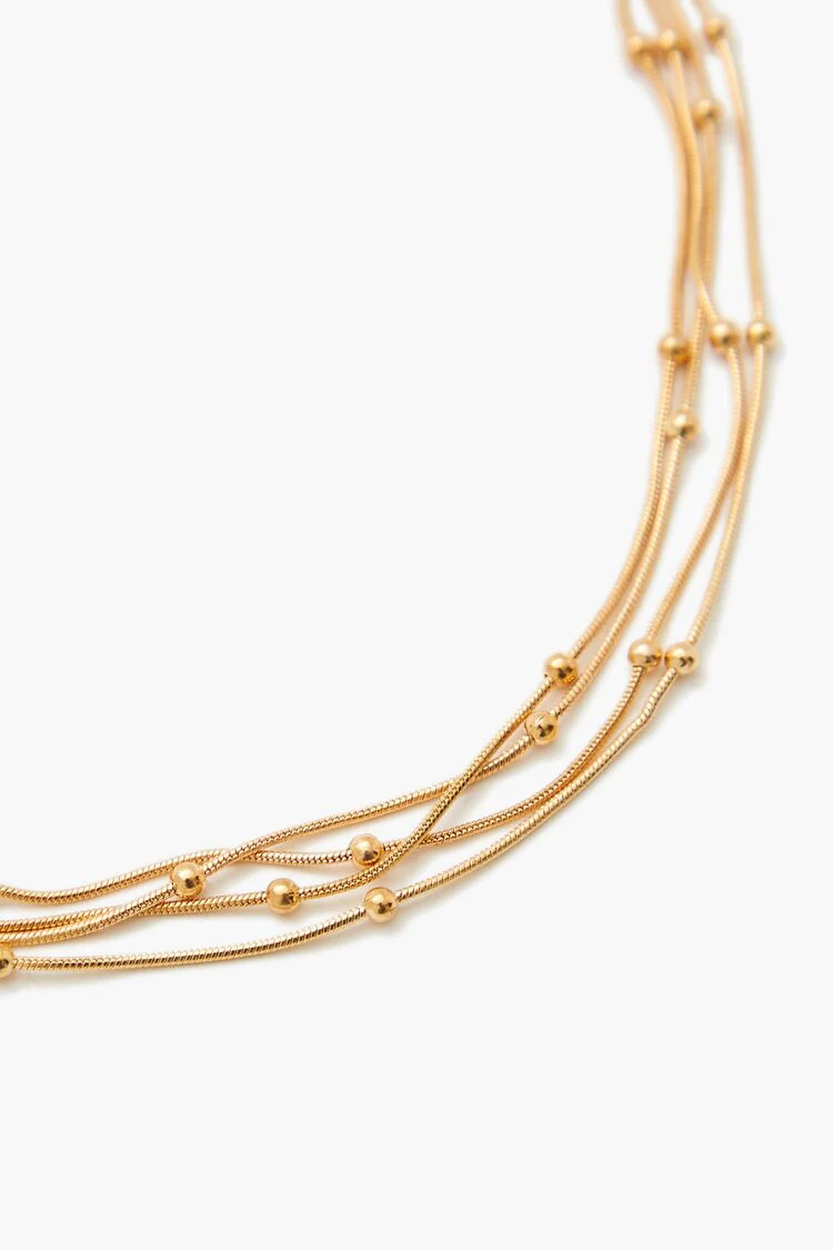 Layered Ball Chain Necklace - Image 2
