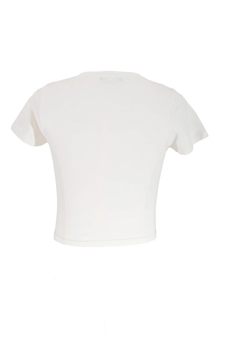 Plus Size Cropped Basic Tee - Image 5