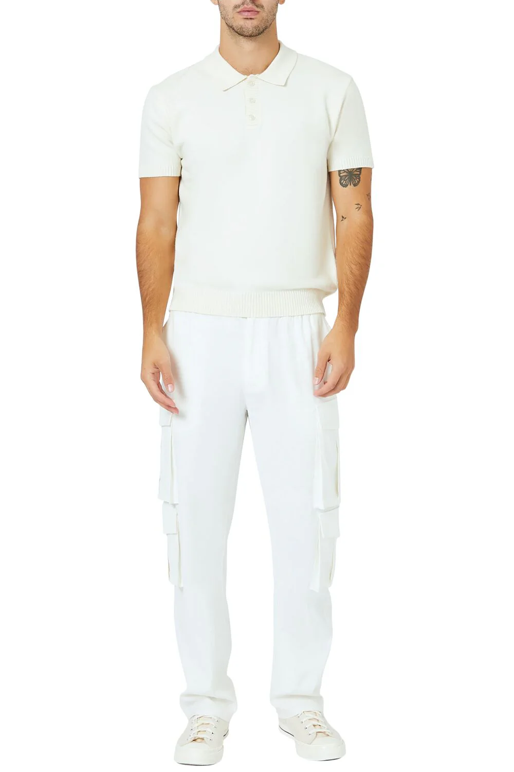 Sweater-Knit Polo Shirt - Image 13