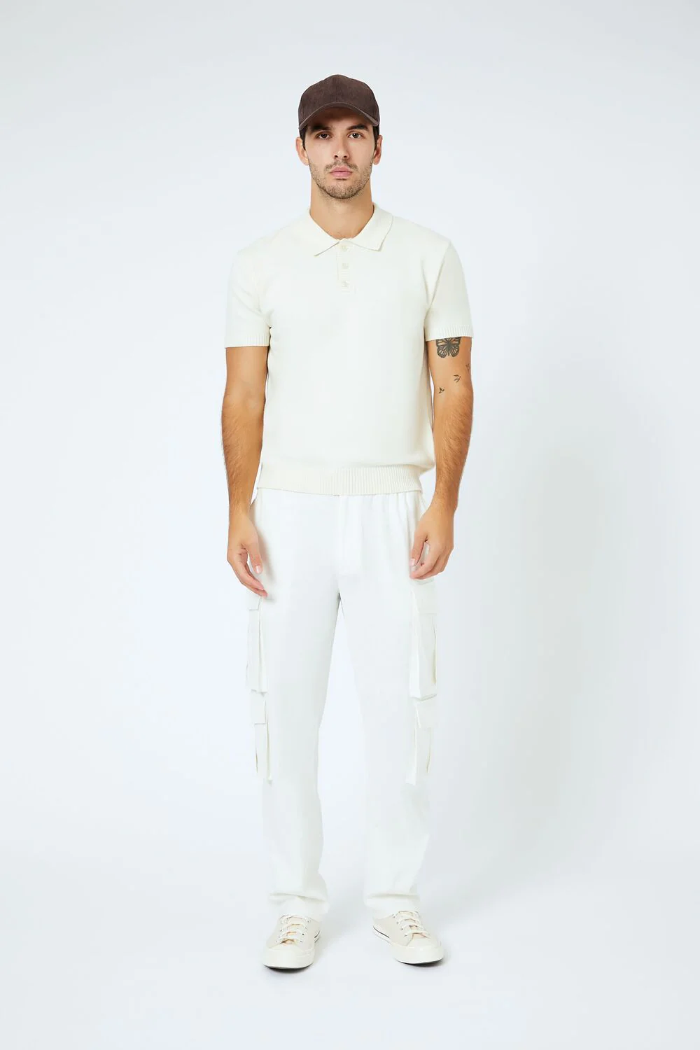 Sweater-Knit Polo Shirt - Image 8