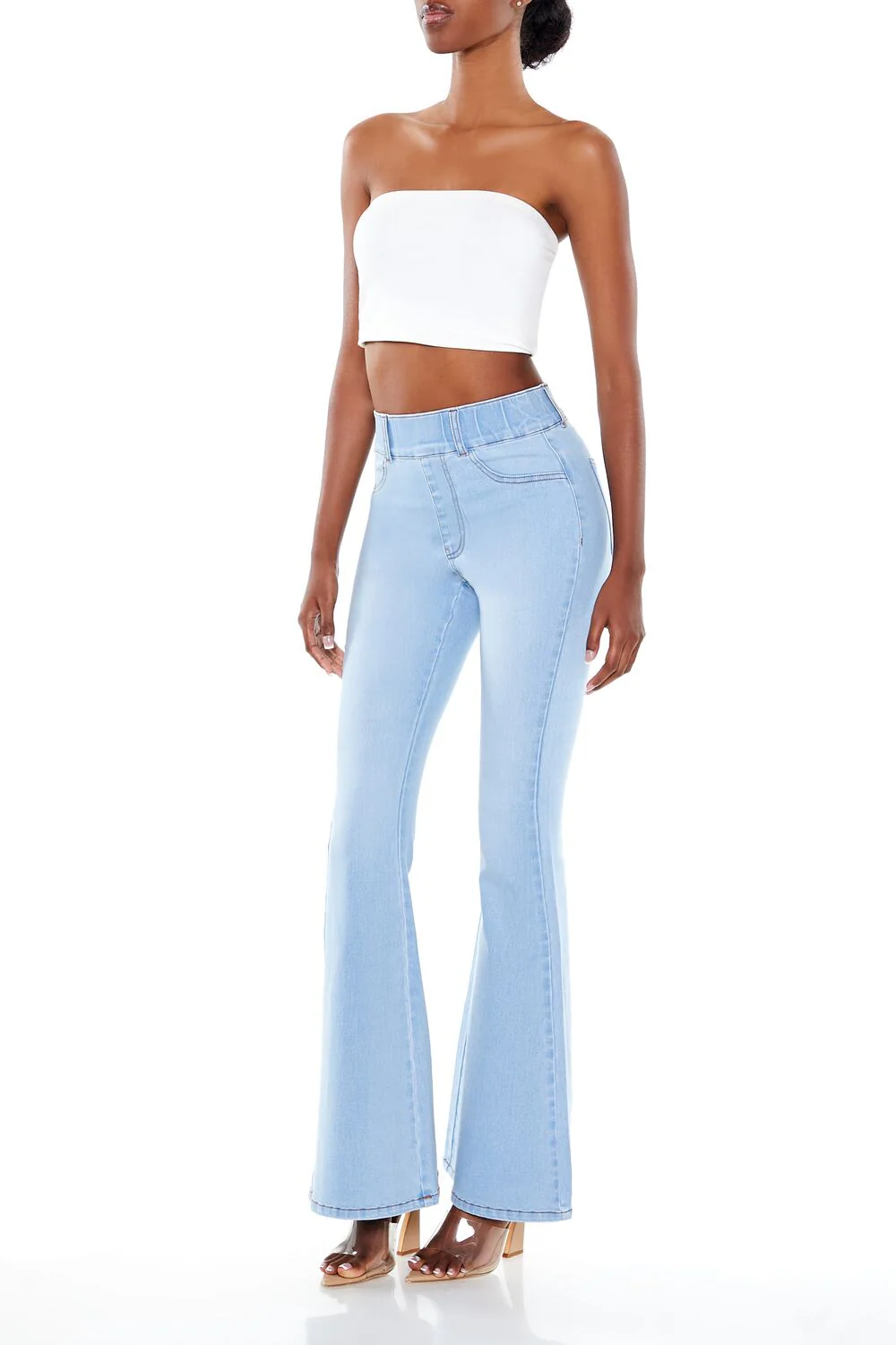 High-Rise Flare Jeans - Image 3