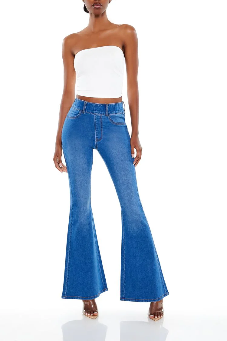 High-Rise Flare Jeans - Image 6