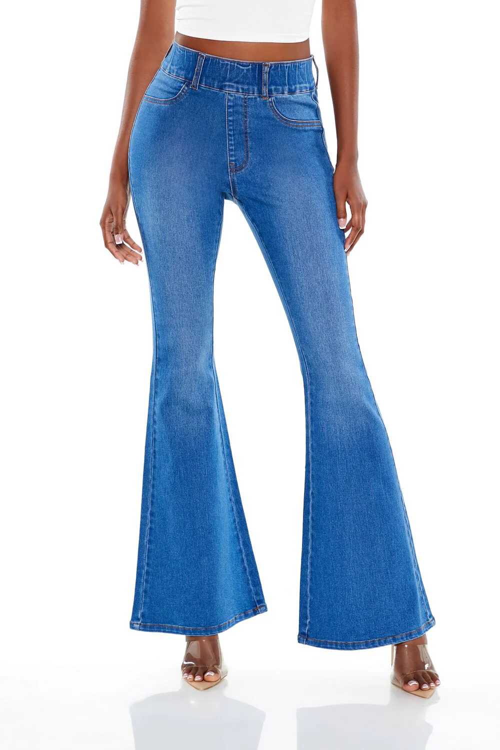 High-Rise Flare Jeans - Image 7