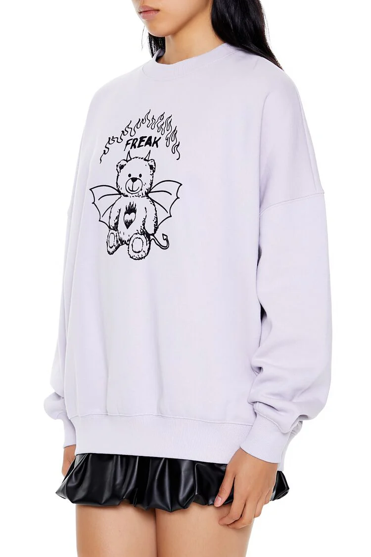 French Terry Freak Graphic Pullover - Image 4