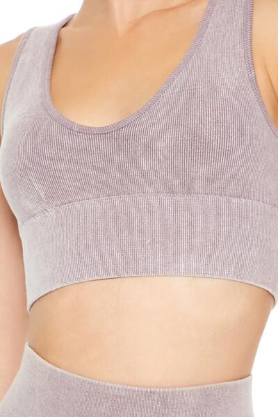 Seamless Mineral Wash Sports Bra - Image 3