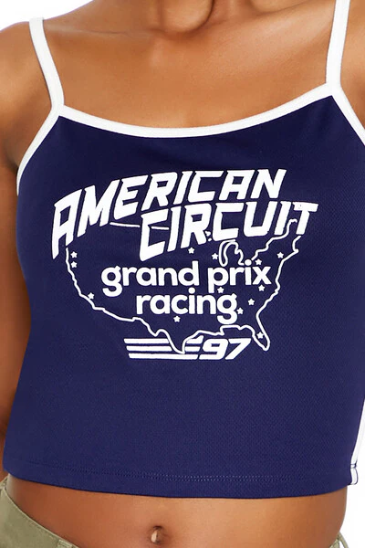 American Circuit Cropped Cami - Image 3