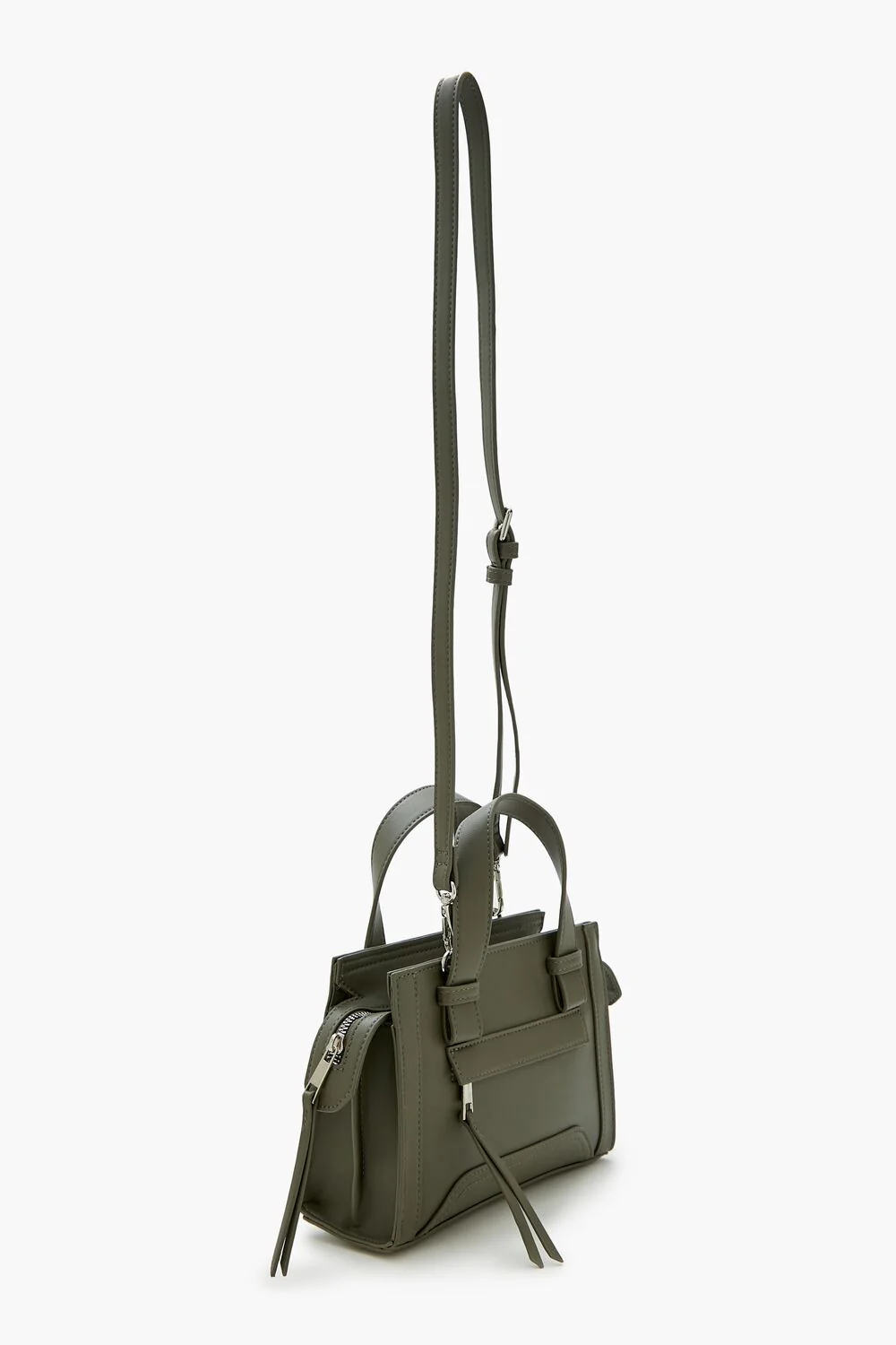 Faux Leather Crossbody Bag - Image 2
