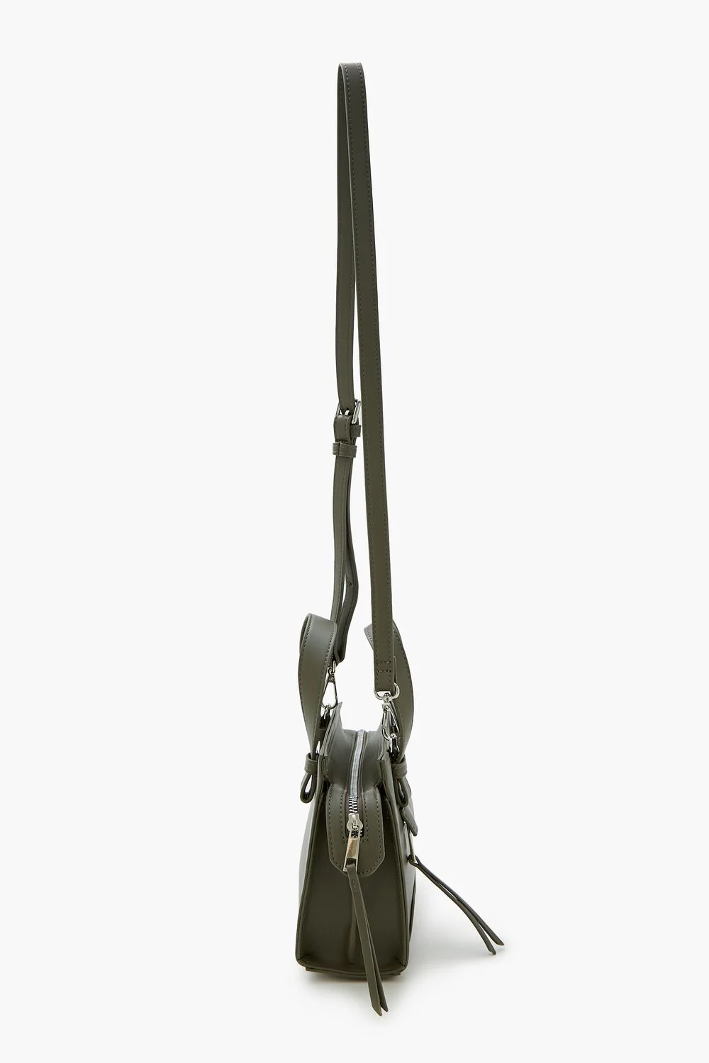 Faux Leather Crossbody Bag - Image 3