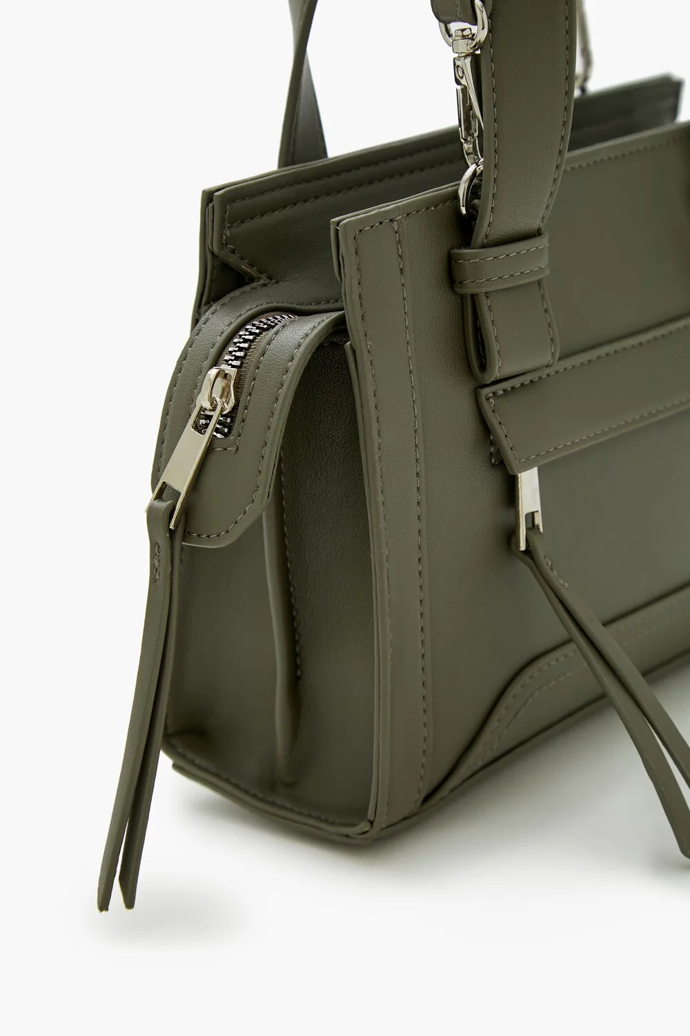 Faux Leather Crossbody Bag - Image 5