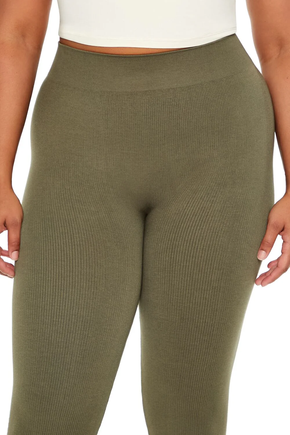 Plus Size Seamless High-Rise Leggings - Image 10