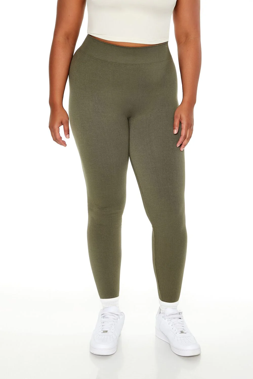 Plus Size Seamless High-Rise Leggings - Image 7