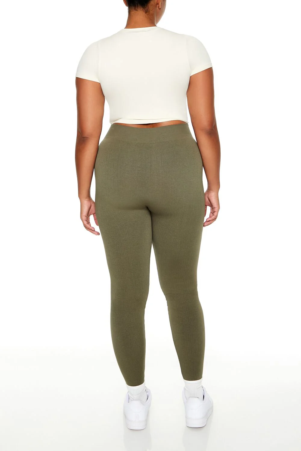 Plus Size Seamless High-Rise Leggings - Image 9