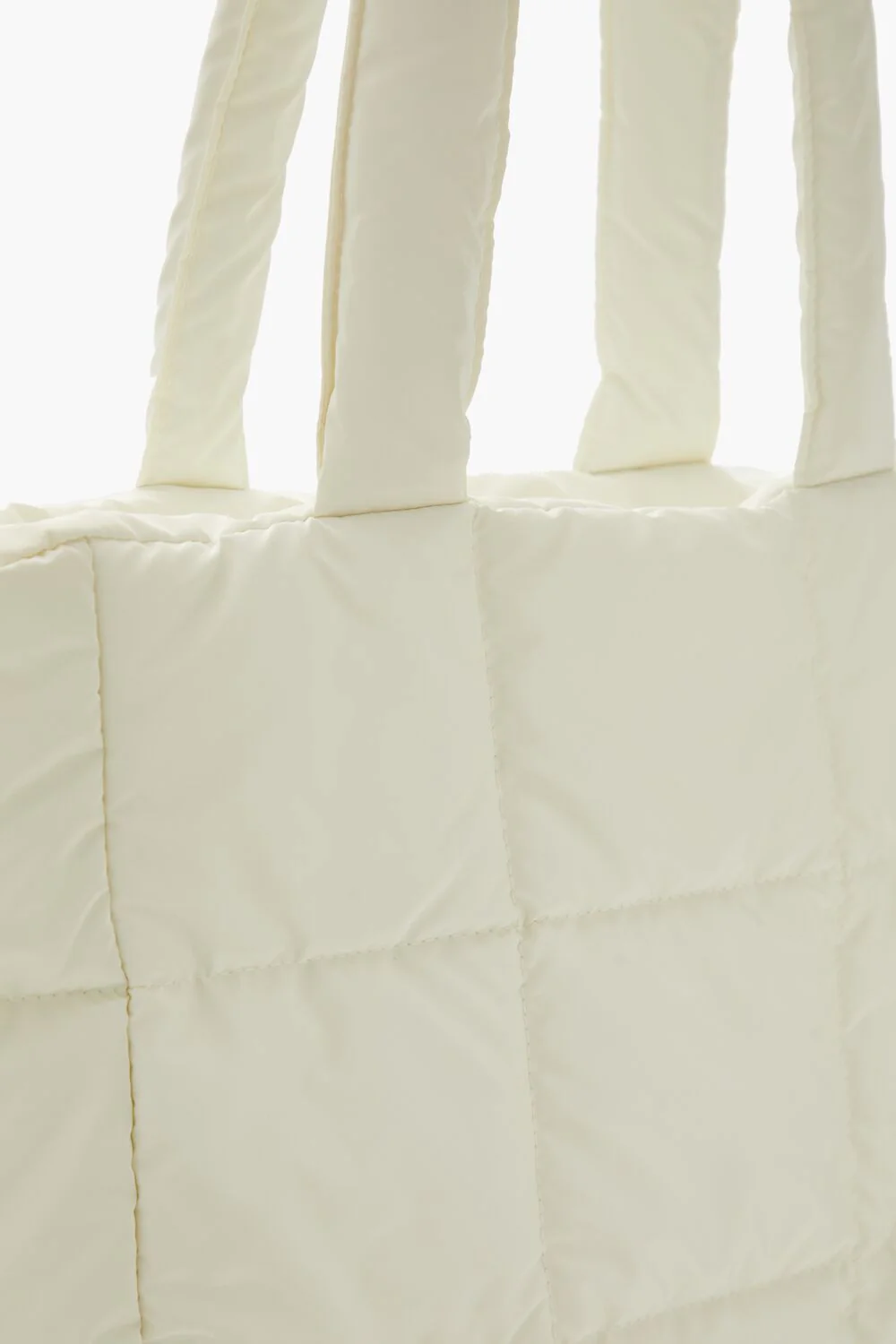 Quilted Faux Leather Tote Bag - Image 8