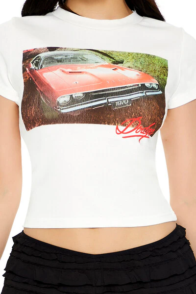 Dodge Graphic Baby Tee - Image 3