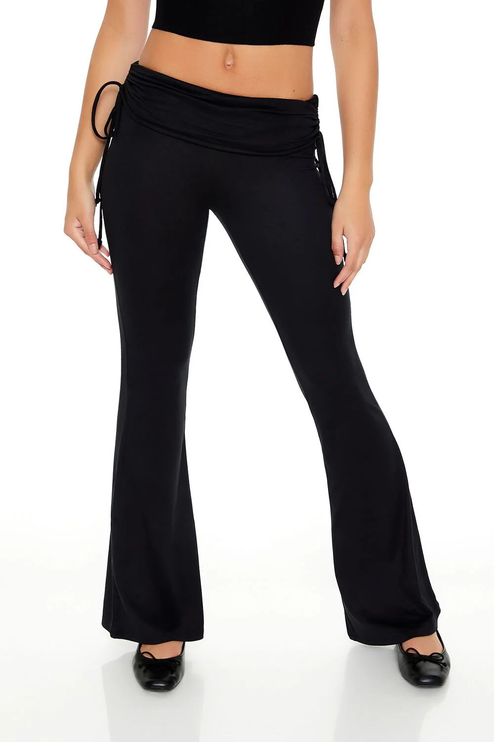 Foldover Flare Pants - Image 2