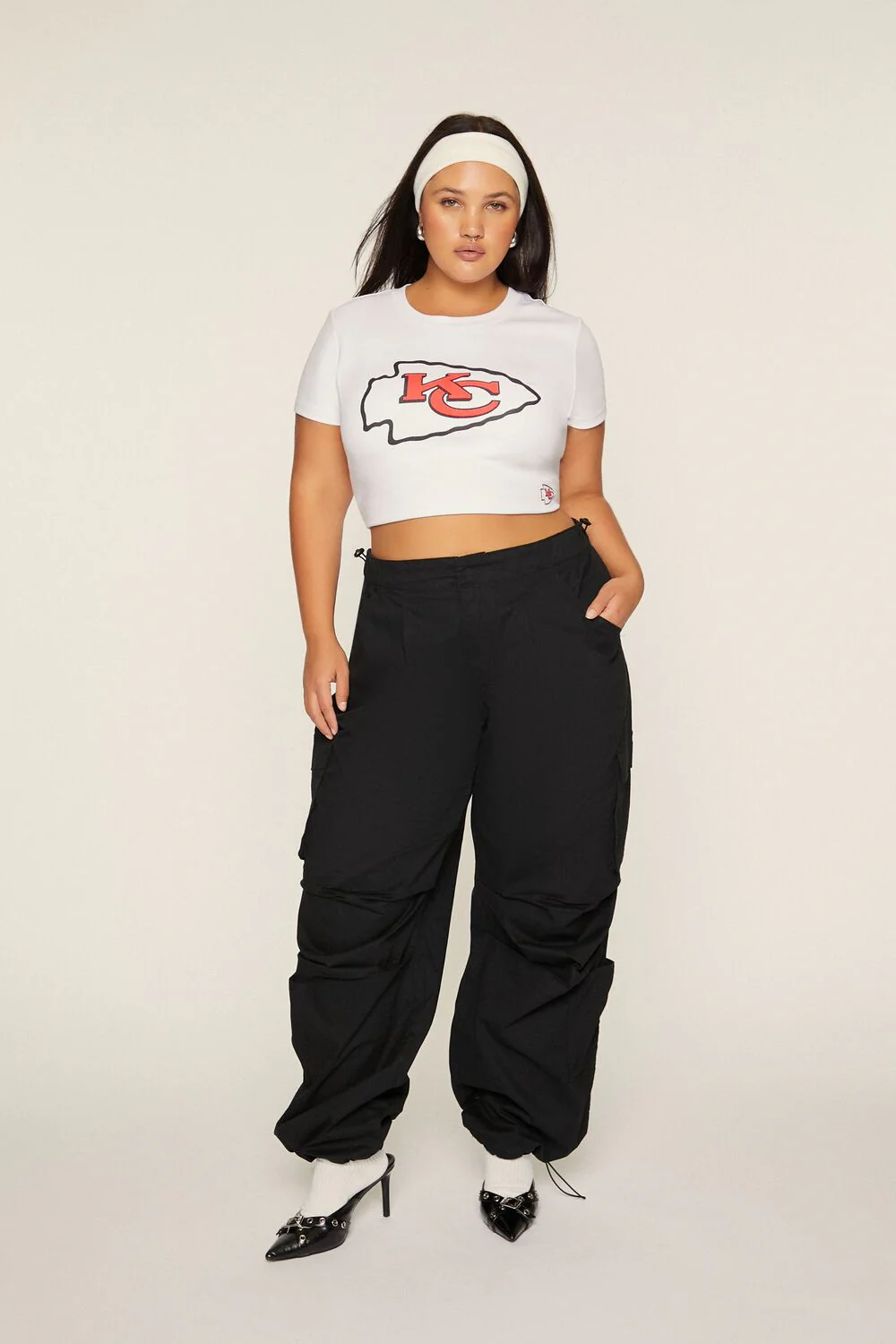 Plus Size Kansas City Chiefs Baby Tee - Image 2