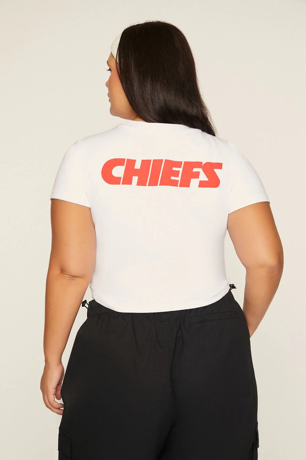 Plus Size Kansas City Chiefs Baby Tee - Image 5