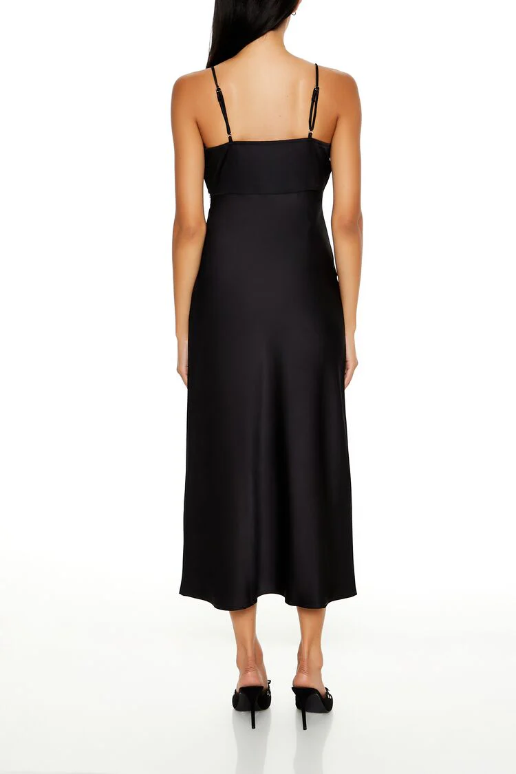 Lace-Trim Maxi Slip Dress - Image 4