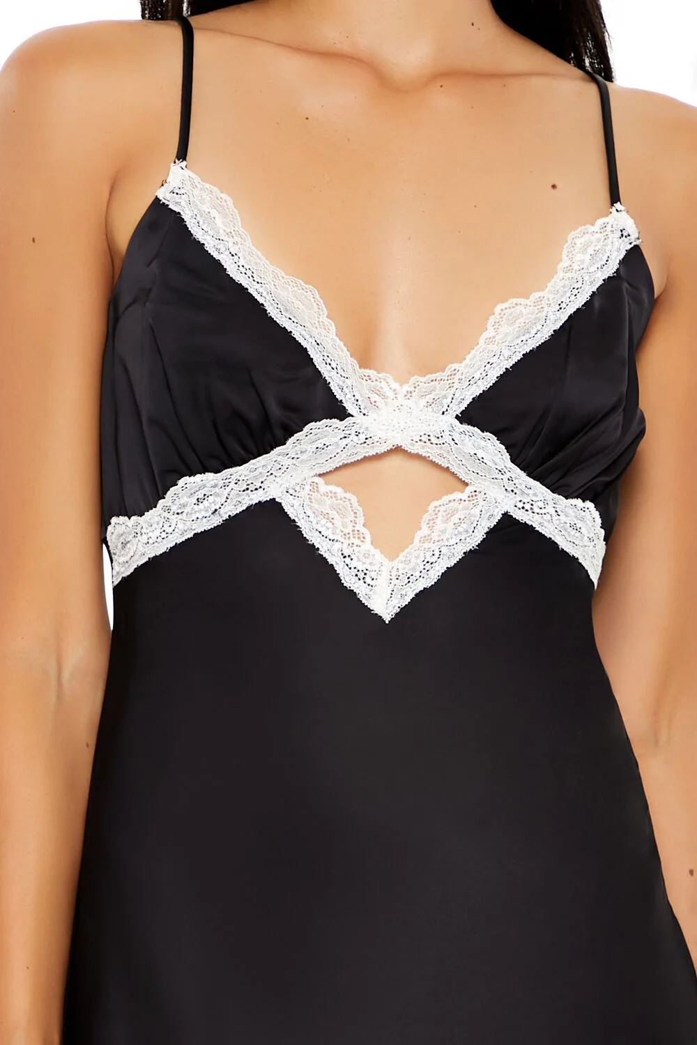 Lace-Trim Maxi Slip Dress - Image 5