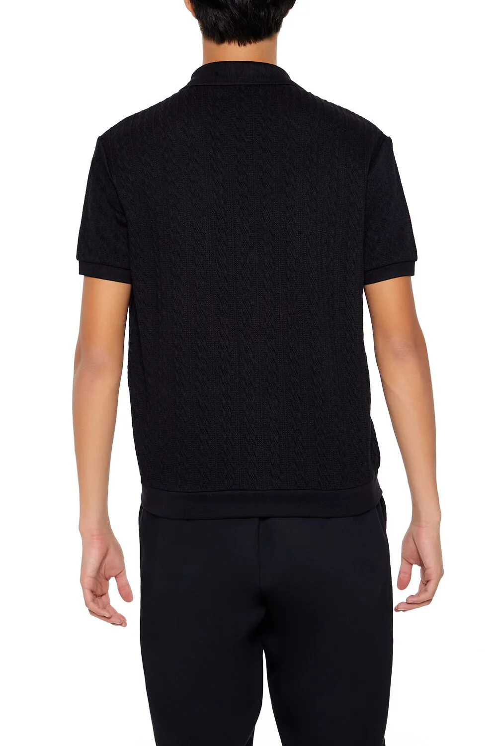 Cable Sweater-Knit Shirt - Image 5
