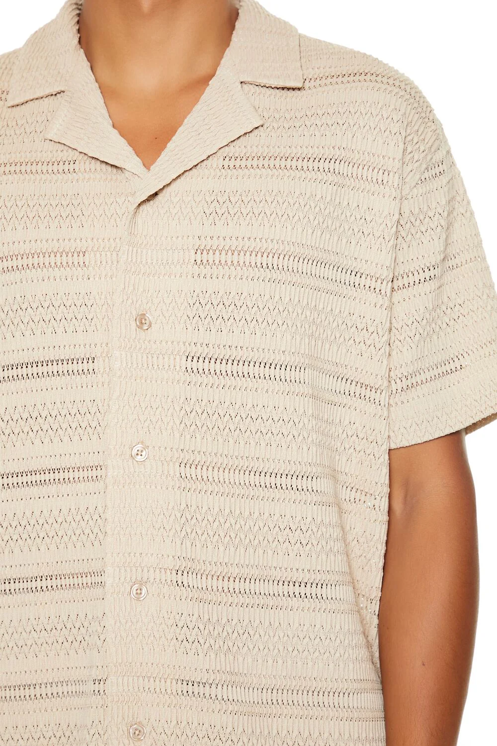 Lace Button-Front Shirt - Image 5