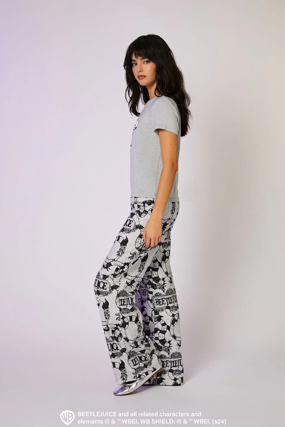 Beetlejuice Beetlejuice Tee & Pants Pajama Set - Image 4