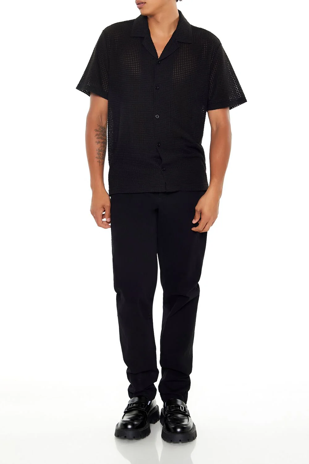 Textured Short-Sleeve Shirt - Image 2