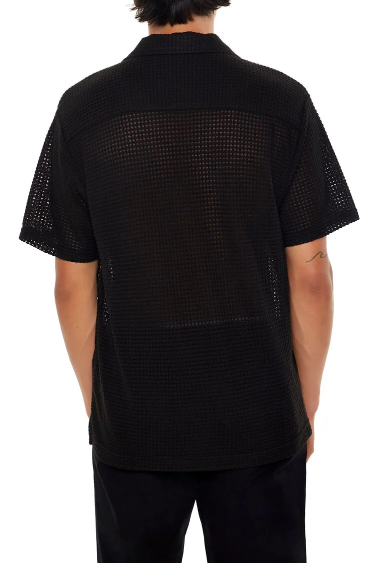 Textured Short-Sleeve Shirt - Image 4