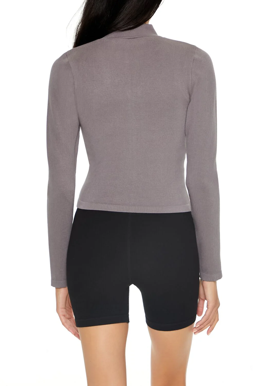 Seamless Ribbed Zip-Up Jacket - Image 5