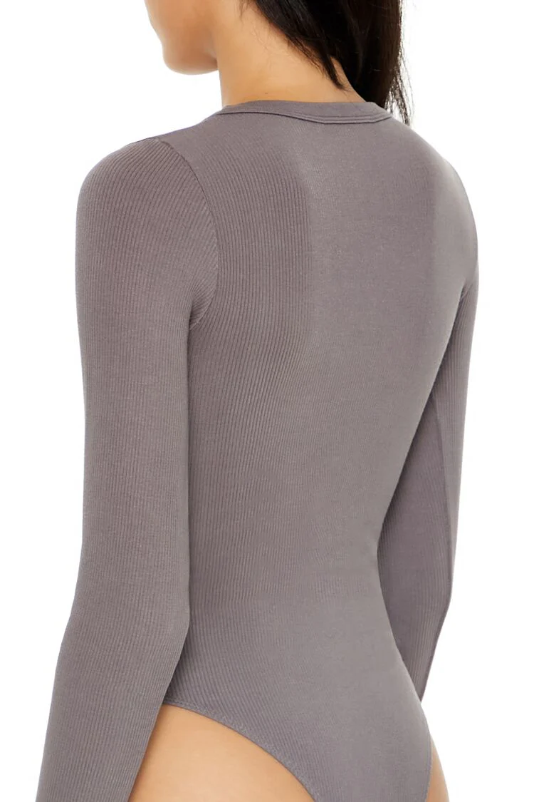 Seamless Ribbed Bodysuit - Image 10